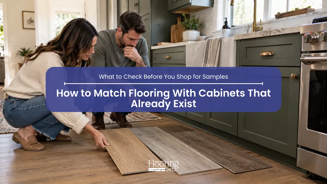 How to Match Flooring With Cabinets That Already Exist